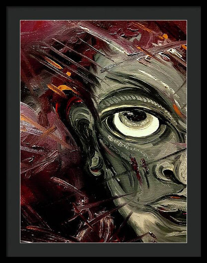 Boy Hell Half - Framed Print