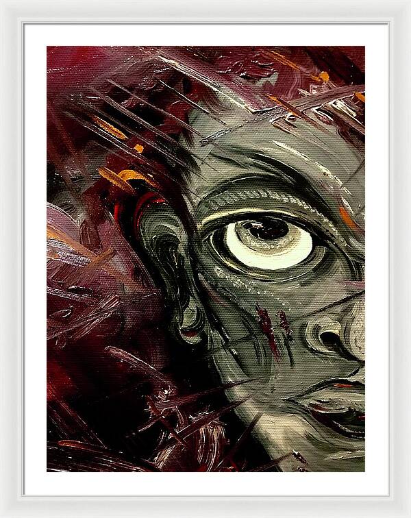 Boy Hell Half - Framed Print