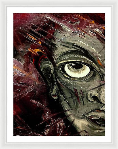 Boy Hell Half - Framed Print