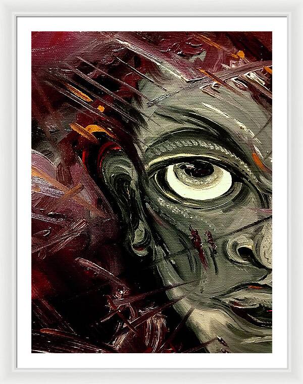 Boy Hell Half - Framed Print