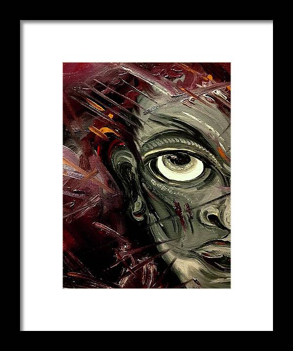 Boy Hell Half - Framed Print