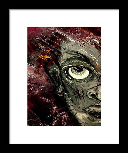 Boy Hell Half - Framed Print