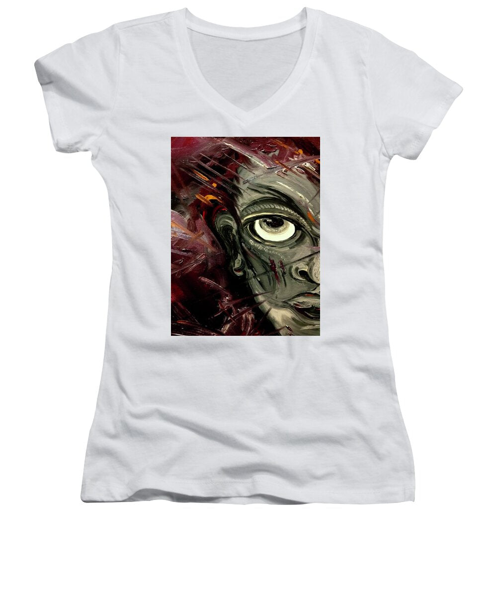 Boy Hell Half - Women's V-Neck