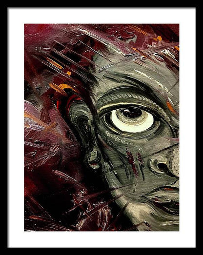 Boy Hell Half - Framed Print