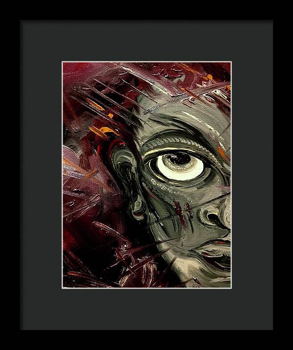 Boy Hell Half - Framed Print