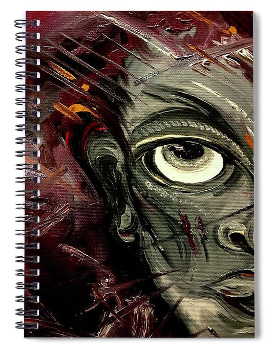 Boy Hell Half - Spiral Notebook