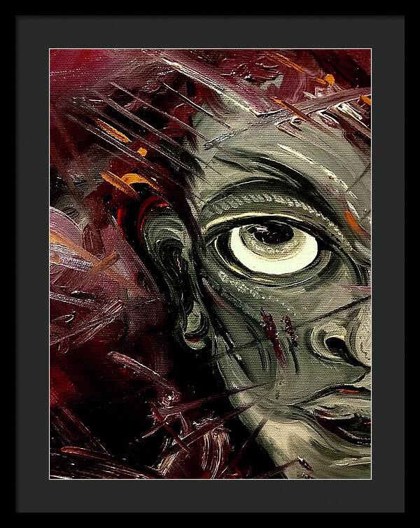 Boy Hell Half - Framed Print