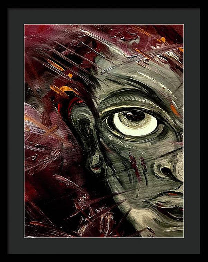 Boy Hell Half - Framed Print