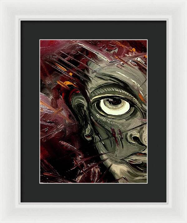 Boy Hell Half - Framed Print