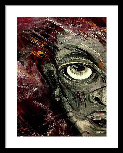 Boy Hell Half - Framed Print