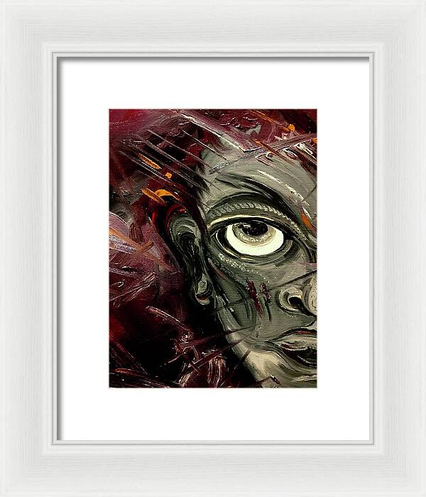 Boy Hell Half - Framed Print