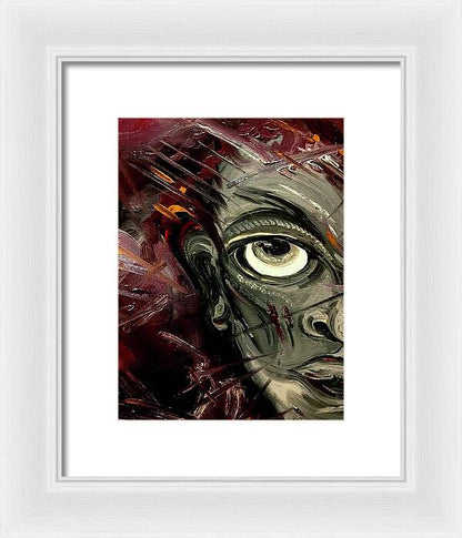 Boy Hell Half - Framed Print