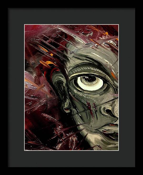 Boy Hell Half - Framed Print