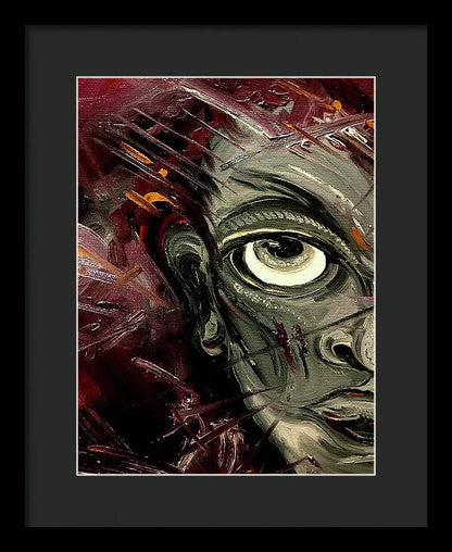 Boy Hell Half - Framed Print