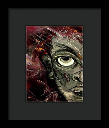 Boy Hell Half - Framed Print