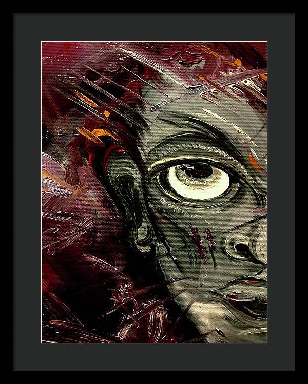 Boy Hell Half - Framed Print