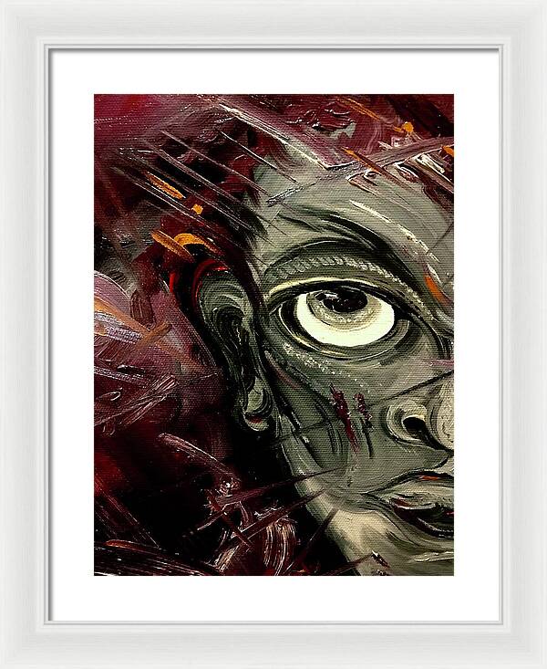 Boy Hell Half - Framed Print
