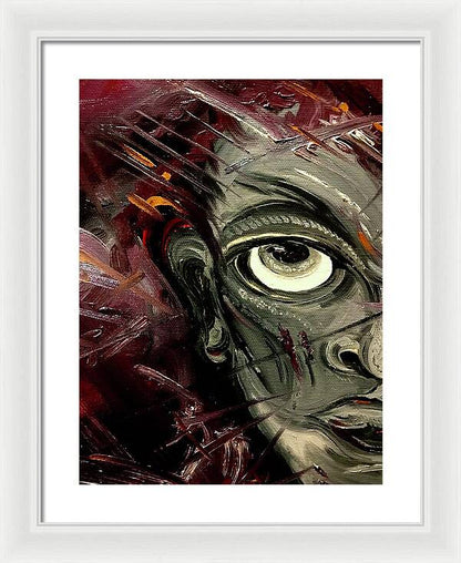 Boy Hell Half - Framed Print