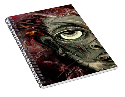 Boy Hell Half - Spiral Notebook