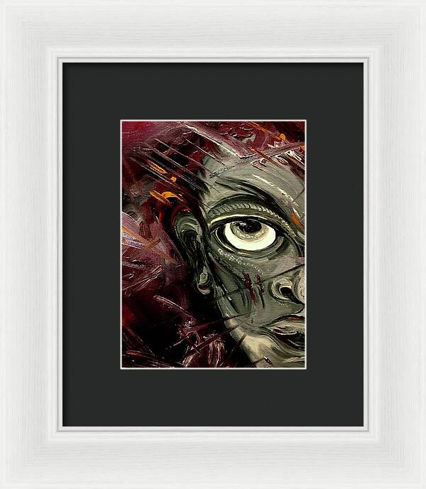 Boy Hell Half - Framed Print