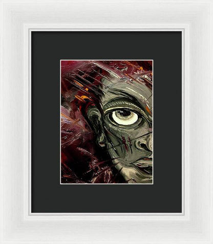 Boy Hell Half - Framed Print