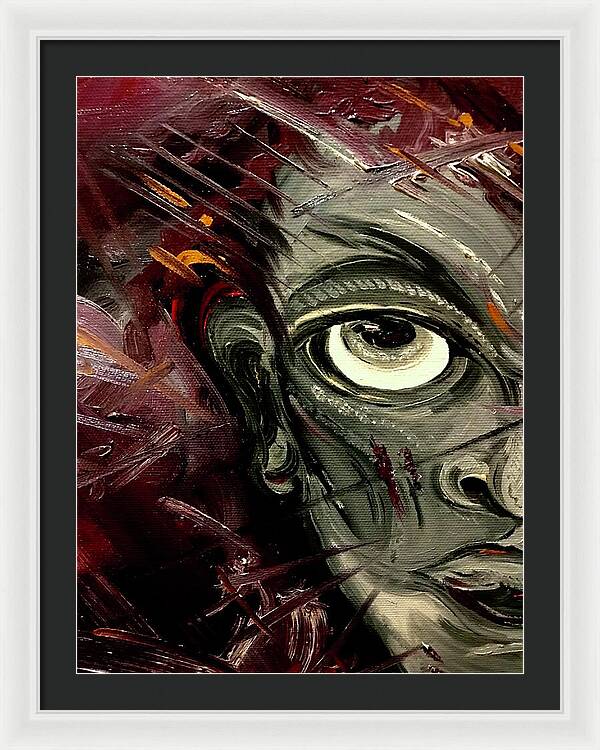 Boy Hell Half - Framed Print