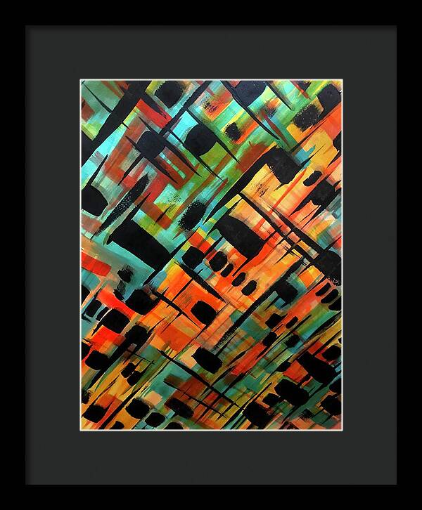 Brendas Abstract - Framed Print