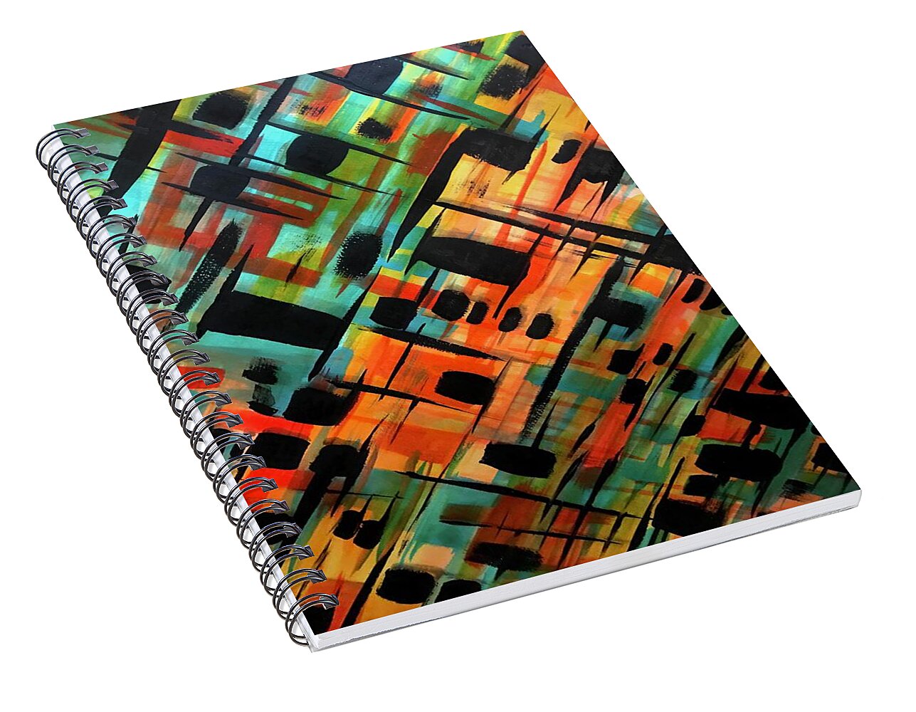Brendas Abstract - Spiral Notebook