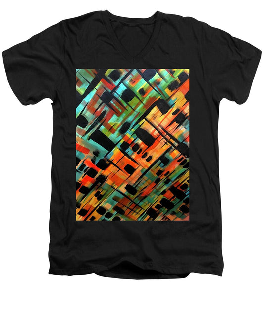 Brendas Abstract - Men's V-Neck T-Shirt