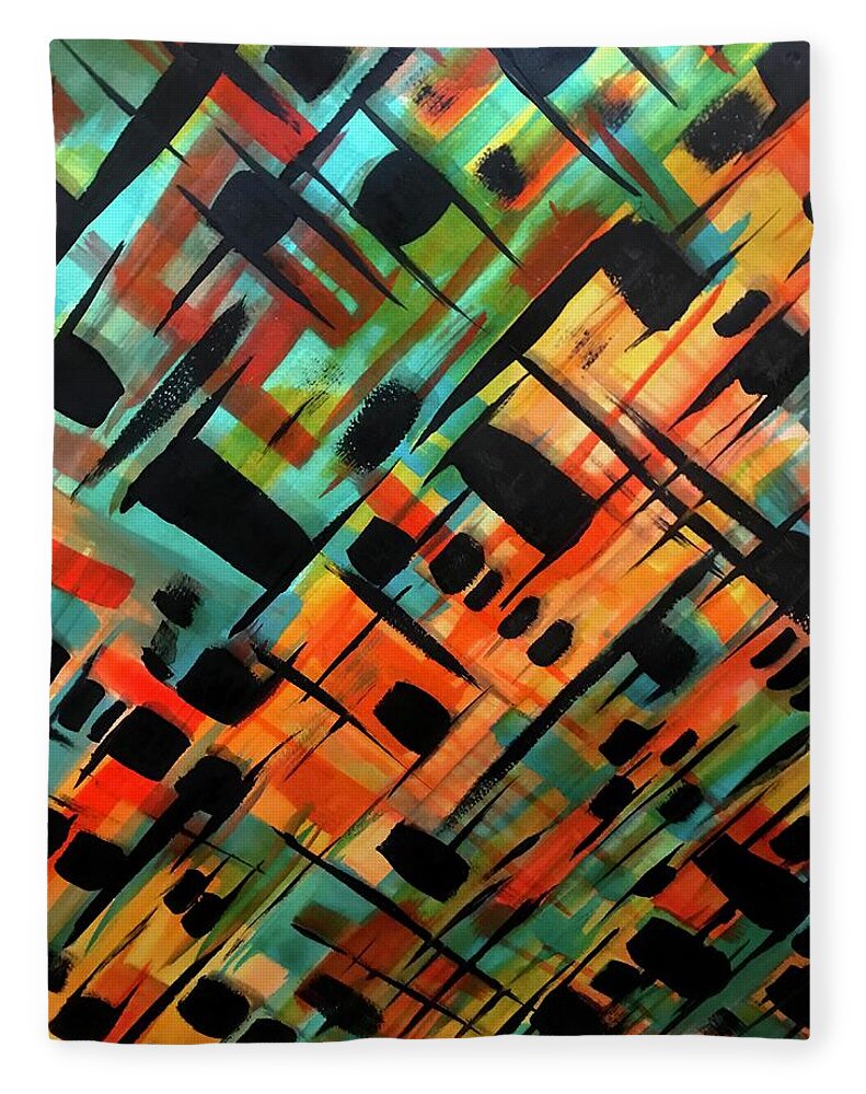 Brendas Abstract - Blanket