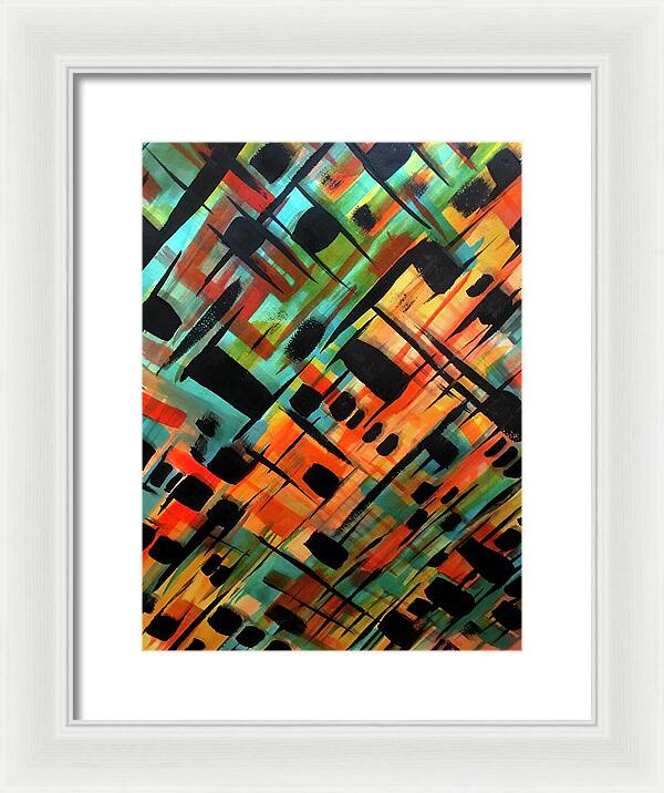 Brendas Abstract - Framed Print