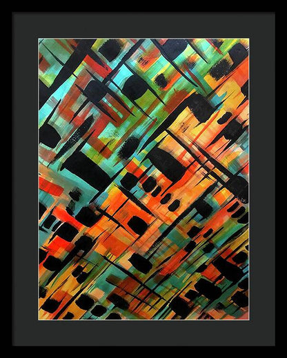 Brendas Abstract - Framed Print