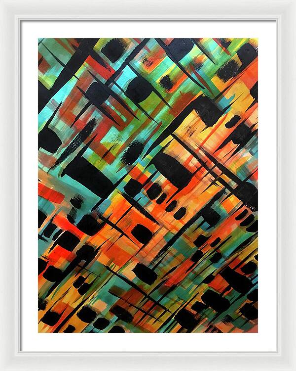 Brendas Abstract - Framed Print