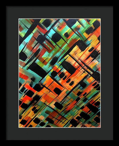 Brendas Abstract - Framed Print