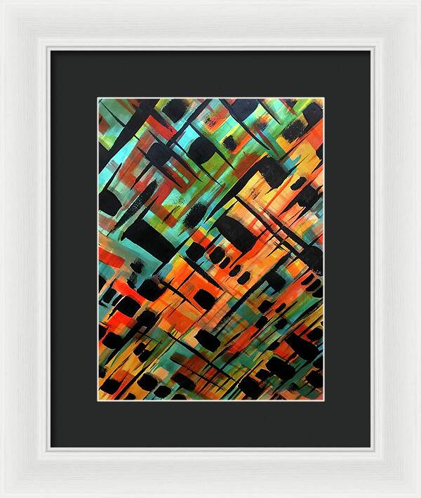 Brendas Abstract - Framed Print