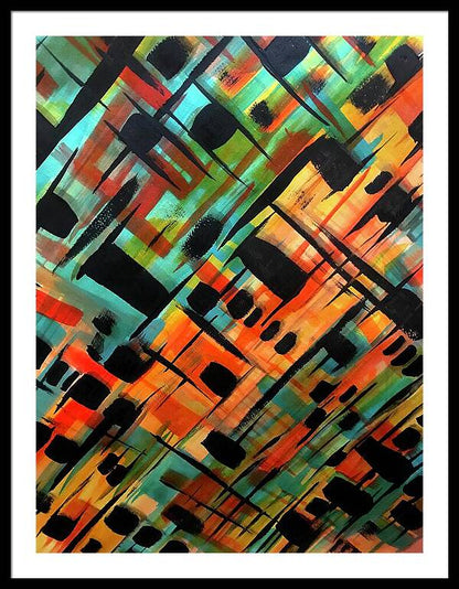 Brendas Abstract - Framed Print