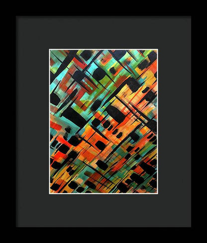 Brendas Abstract - Framed Print
