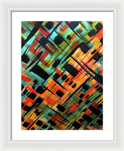 Brendas Abstract - Framed Print