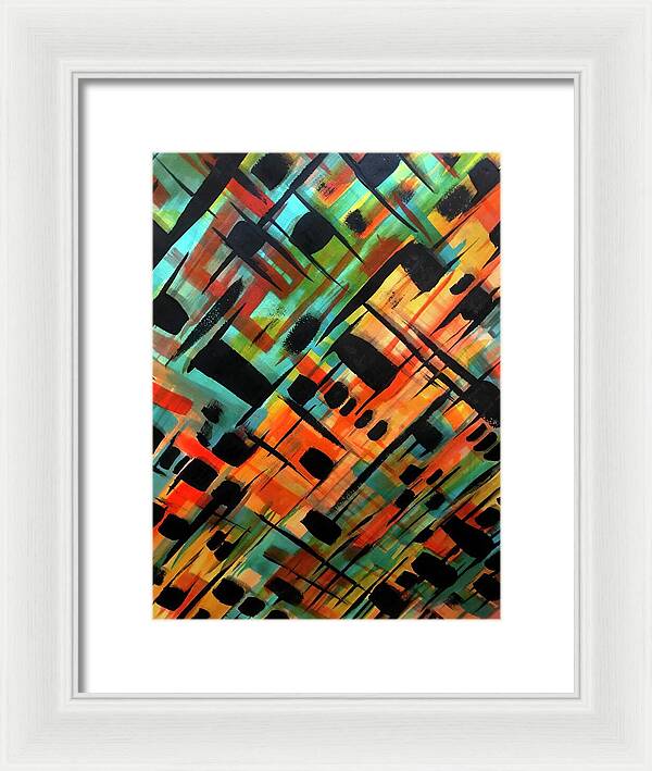 Brendas Abstract - Framed Print