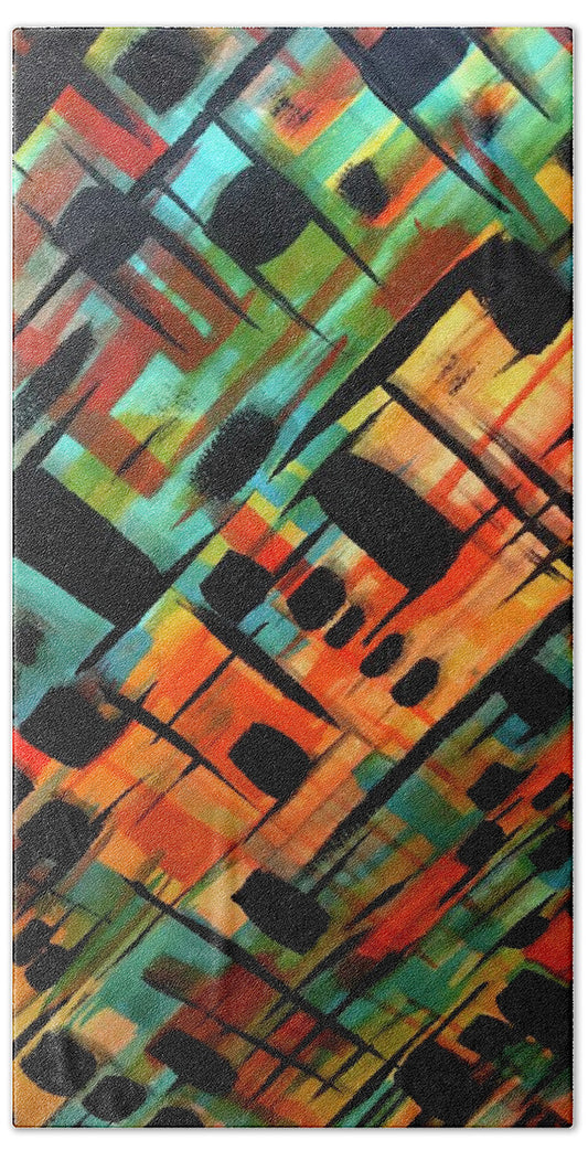 Brendas Abstract - Bath Towel