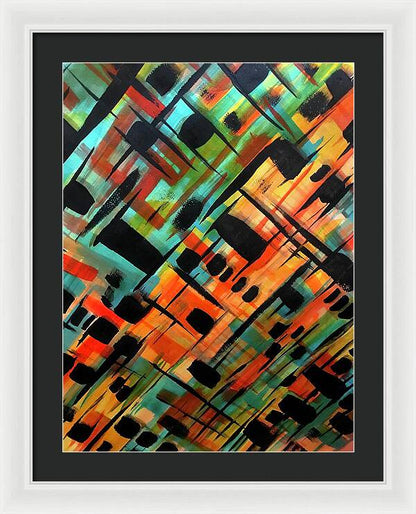 Brendas Abstract - Framed Print