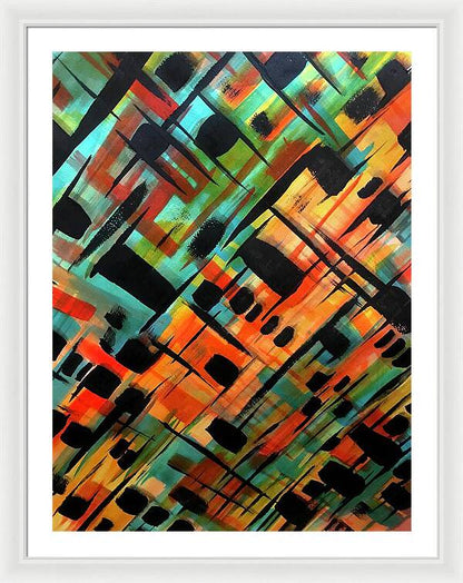Brendas Abstract - Framed Print