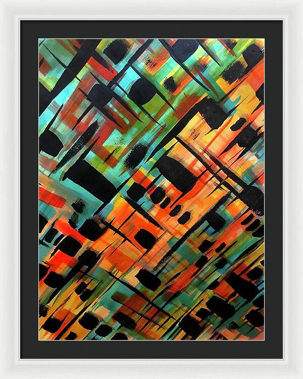 Brendas Abstract - Framed Print