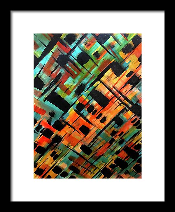 Brendas Abstract - Framed Print