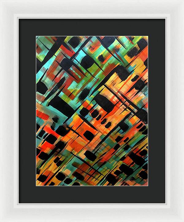 Brendas Abstract - Framed Print