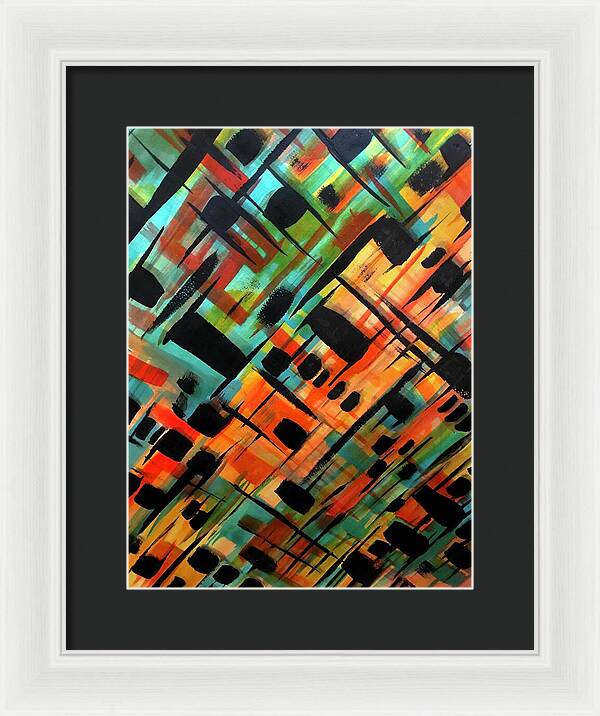 Brendas Abstract - Framed Print