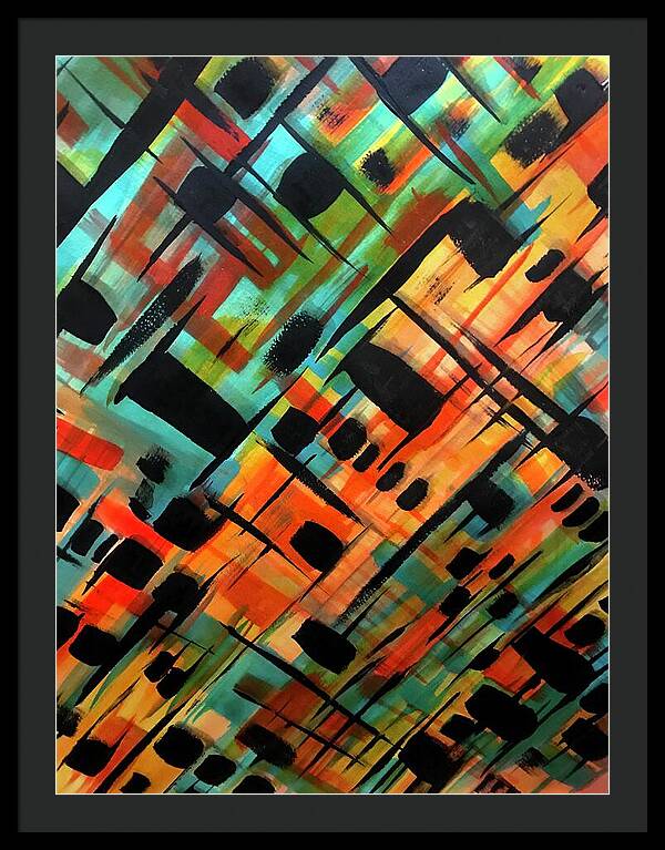 Brendas Abstract - Framed Print