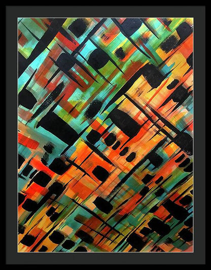 Brendas Abstract - Framed Print