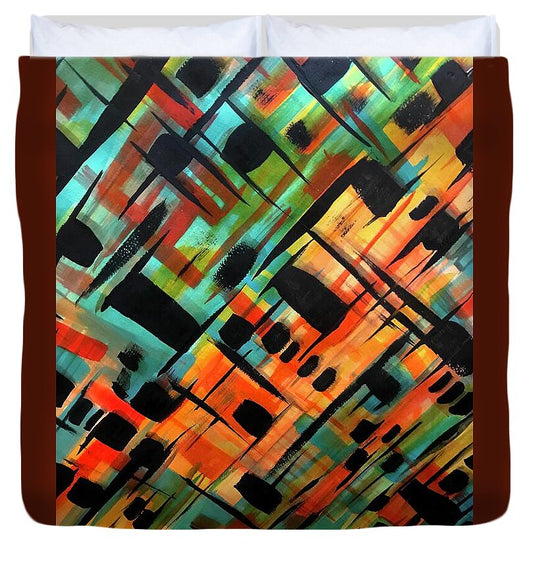 Brendas Abstract - Duvet Cover