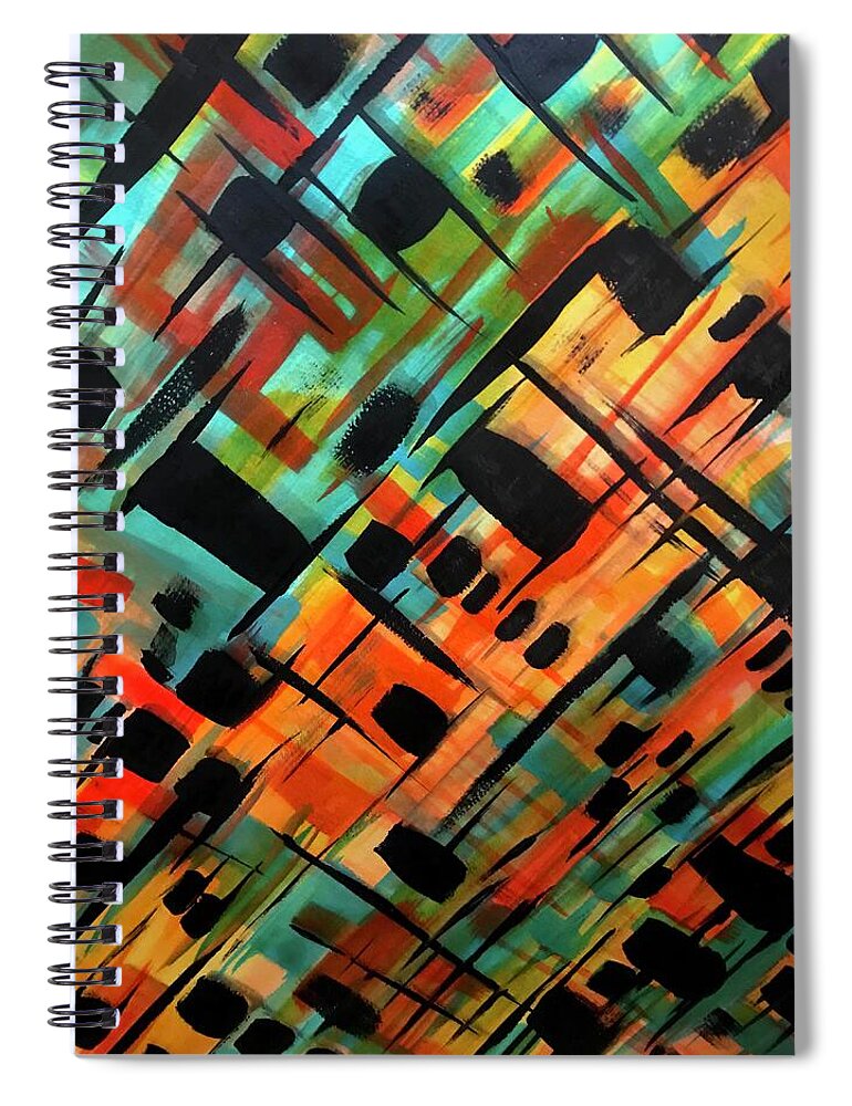 Brendas Abstract - Spiral Notebook